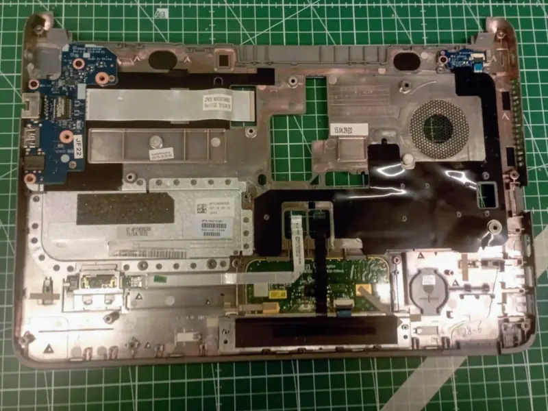Photographed during disassembly